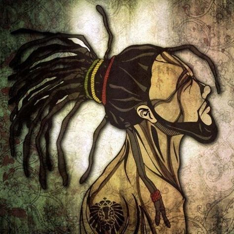 3ef3d3a749dc40db9678ddedf3df908c--black-hair-braids-dreadlock-rasta Bob Marley Dibujo, Rastafari Art, Rasta Art, Rastafarian Culture, Reggae Art, Rasta Man, Jah Rastafari, Roots Reggae, Natural Hair Art