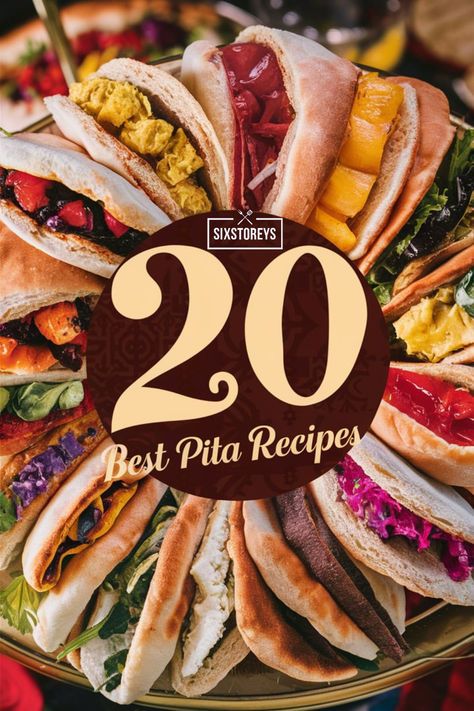 20 Best Pita Recipes Lunch Pita Ideas, Pita Lunch Ideas, Pita Filling Ideas, Pita Filling, Pita Bread Ideas, Pita Ideas, Meals To Try, Wraps Ideas, Pita Recipes