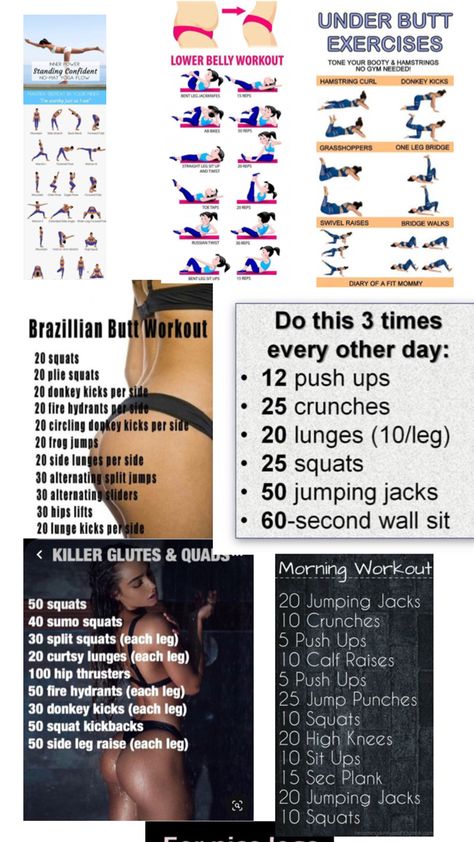 Mainly for the quick stretch and quick morning workout routine for glutes and AB’s Morning Routine With Workout, Pre Workout Stretches, Stretches Before Workout, Before Workout, Workout Stretches, Plie Squats, Hamstring Curls, Lower Belly Workout, Donkey Kicks