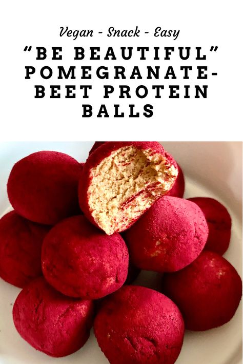 #vegan #protein #pomegranate #beetroot #easy #easyrecipe #recipe #veganrecipe #snack Pomegranate Powder Recipes, Beet Powder, Post Workout Snacks, Pomegranate Molasses, Protein Balls, Powder Recipe, Workout Snacks, Protein Ball, Vanilla Protein Powder