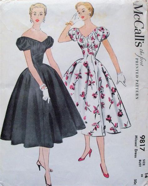 1950s formal dress