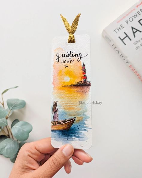 Gratitude Art Series - Day 4/5 Thank you to our teachers and mentors for helping us when we feel lost, to cheer us on when we’re unsure, and to show us the way when things get tough. Thankyou for being the guiding light, making our journey not just possible but full of hope and inspiration.✨🙏🥰 These Bookmarks will be available soon via the link in bio. For pre- orders l, please DM 🫰 . #teacherday #gratitude #bookmarksofinstagram #handmadebookmark #watercolors #watercolorbookmarks #smallbus... Teachers Day Bookmark, Painting For Teachers, Bookmarks Painting, Gratitude Art, Bookmark Watercolor, Diy Pop Up Cards, Handmade Bookmarks Diy, Show Gratitude, Easy Mandala Drawing