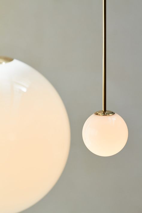 Round Pendant Light, Michael Anastassiades, Brass Lighting, Architectural Features, Round Pendant, Edison Light Bulbs, Small Furniture, Polished Nickel, Hanging Lights