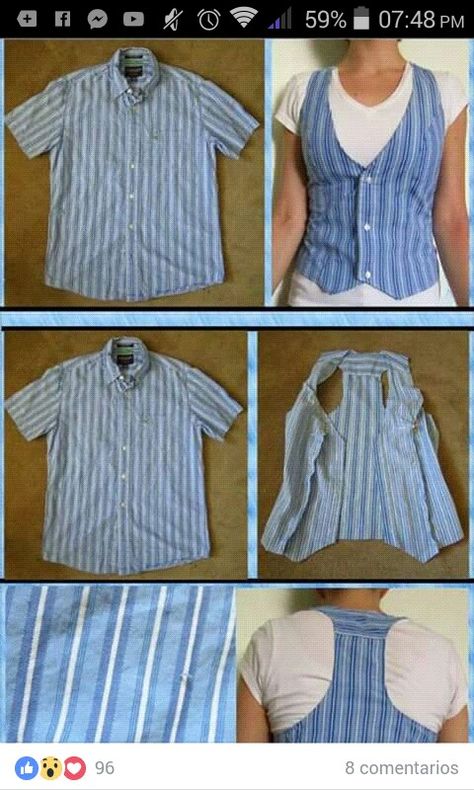 Diy Clothes Refashion, Upcycle Clothes Diy, Mode Hippie, Diy Clothes Design, Diy Vetement, Diy Fashion Clothing, Sewing Design, Diy Sewing Clothes, How To Make Clothes