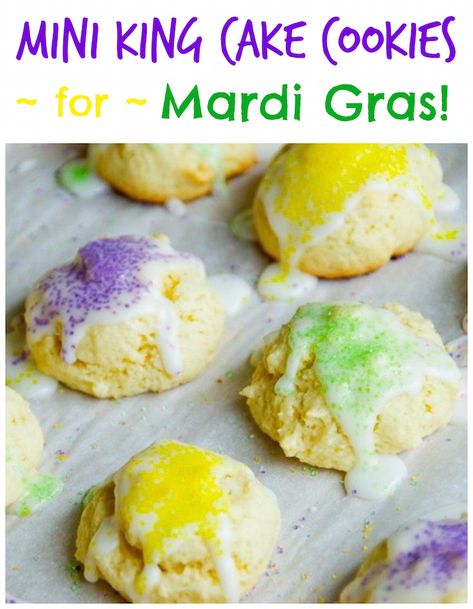 Mini King Cakes, Mardi Gras Desserts, Madi Gras, King Cakes, King Cake Recipe, Mardi Gras King Cake, Mardi Gras Food, Mardi Gras Party, King Cake