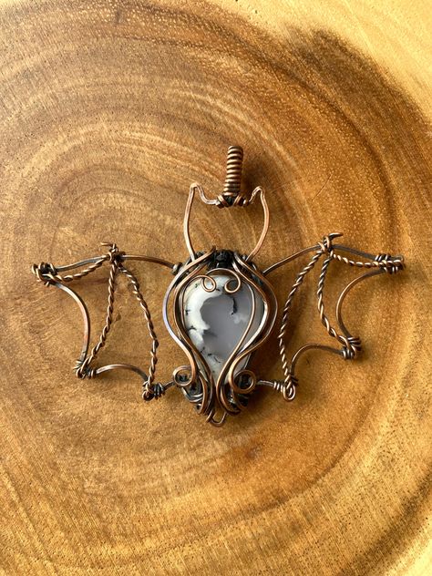 Merlinite & Spinel Bat - Etsy First Home Key, Bat Pendant, Lights Chandelier, Beaded Art, Wire Wrapped Necklace, Black Vegan, Black Spinel, Copper Chain, Natural Elements