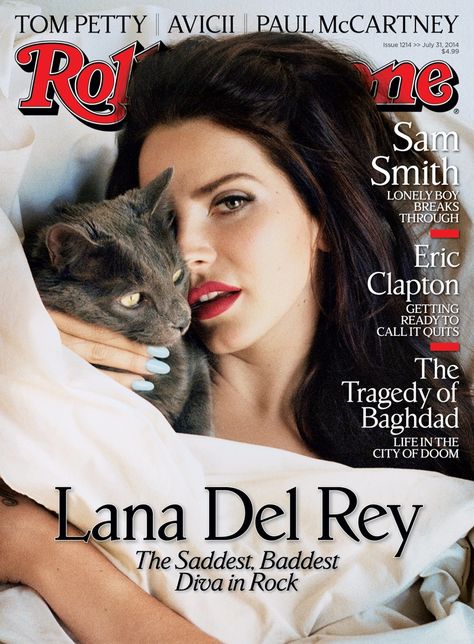 Lana Del Rey Poses in Bed for Rolling Stone Cover Avicii, Lana Del Rey Vintage, Rolling Stone Magazine Cover, Rowan Blanchard, Trip Hop, Rolling Stones Magazine, Sam Smith, Lana Del Ray, Robin Williams