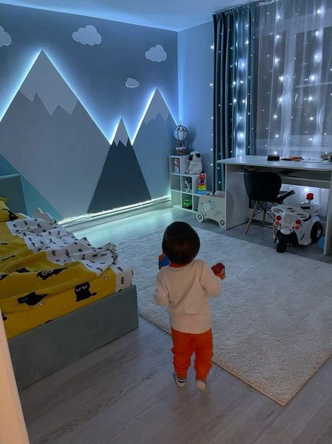 Toddler Room Design Boy, Boy Bedroom Ideas Kids, Toddler Bedroom Boy Themes, Kids Room Ideas Boys, Boy Playroom Ideas, Toddler Room Ideas For Boys, Toddler Room Boy, Baby Boy Room Ideas, Toddler Boy Room Themes