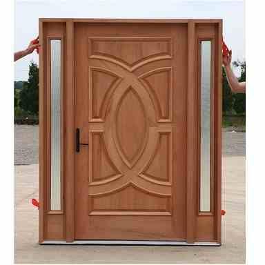 Pintu Ganda, Pintu Interior, Modern Wooden Doors, Door Design Photos, Front Door Design Wood, Custom Wood Doors, Wooden Front Door Design, Wooden Main Door Design, Indian Doors