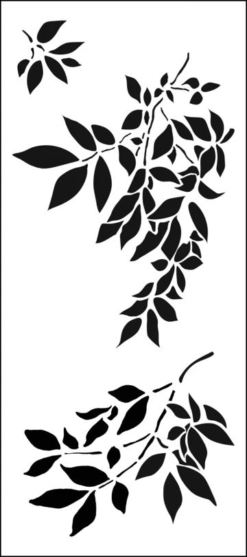 Leaves Stencil, Business Envelopes, Leaf Stencil, Everyday Art, Flower Stencil, Stencil Patterns, Stencil Template, Stencil Designs, Journal Pages