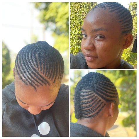 Essence Hairstyles African, Free Hand Hairstyles For Kids, Fancy Cornrows, Plaiting Hairstyles, Small Lines Hairstyle, Plaiting Natural Hair Styles, Freehand Hairstyle, Free Hand Plaiting Natural Hair, Hair Styles For Teens