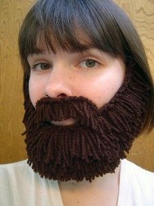 Fake Beard Diy, Felt Beard, Lumberjack Beard, Yarn Beard, Biblical Costumes, Crochet Beard, Nativity Costumes, Brown Beard, Fake Beards