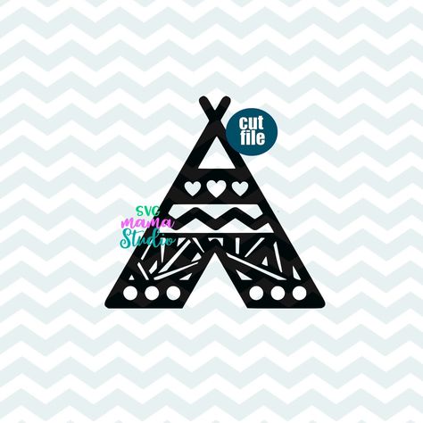 Tepee Tent, Tipi Tent, Clip Arts, Svg For Cricut, Digital Cut File, Embroidery Files, Design Elements, Tent, Print On Demand