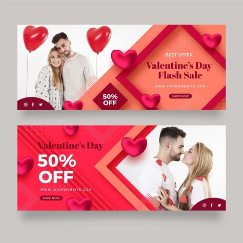 Valentines Day Banner, Love Banner, Creative Banners, Valentine Banner, Billboard Design, Aesthetic Clinic, Valentines Design, Valentine Day Special, Website Banner