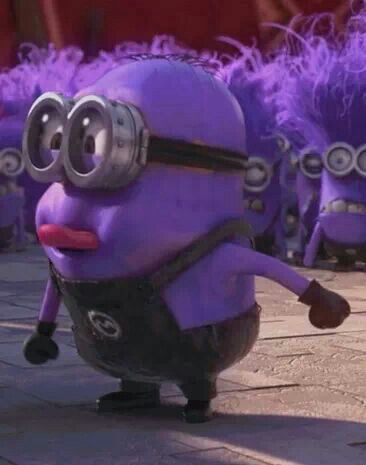 Purple Minion Purple Minion, Yellow Minion, Purple Minions, Despicable Minions, Me Images, Minion Banana, Despicable Me Minions, Evil Minions, Minions Love