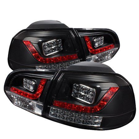 Mk6 Gti, Volkswagen Golf R, Lights Black, Volkswagen Golf Gti, Golf R, Projector Headlights, Led Tail Lights, Golf Gti, Automobile Industry