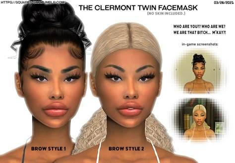 sims 4 cc, clermont twins Sims 4 Cc Light Skin, Sims 4 Clermont Twins, Sims 4 Tray Files, Sims4 Skin Details, Sims 4 Cc Edges, Sims 4 Edges Cc, Sims 4 Afro Hair Male, Cc Skin, Sims Finds