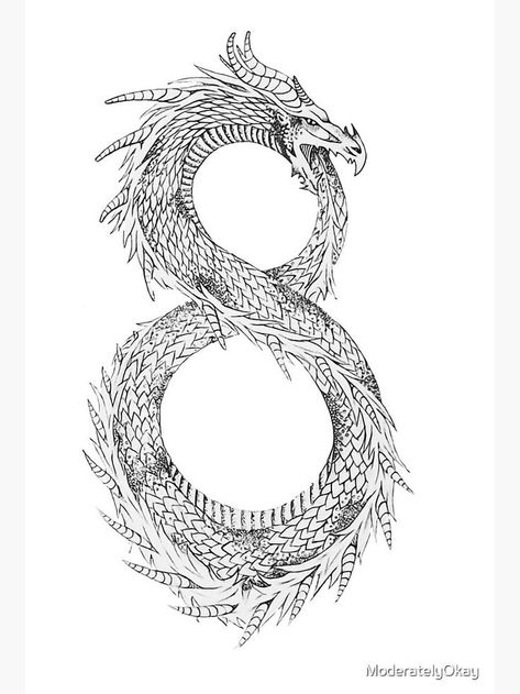 the king's tattoo Infinity Ouroboros, Infinity Drawing, Snake Mythology, Dragon Infinity, Ouroboros Art, Ouroboros Dragon, Infinity Drawings, King Dragon, Animal Stencil Art