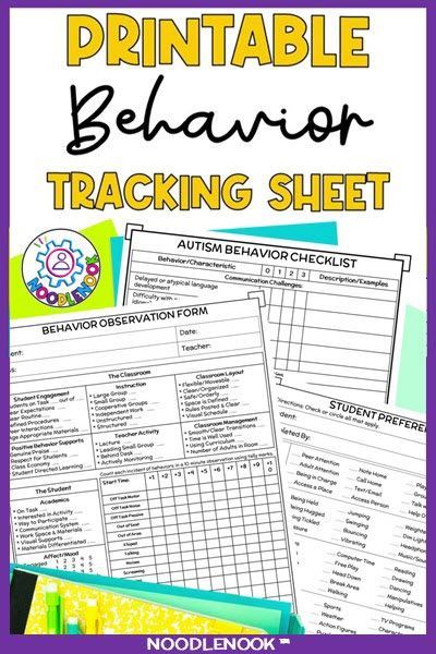 🌟 Tracking student behaviors on printable sheets helps pinpoint patterns. The data leads to targeted interventions addressing root causes. See positive changes emerge when pairing purposeful strategies with measurable goals. Read more on how to use printable behavior tracking sheet resources in your classroom #datadriven #classroommanagement Behavior Tracking Sheet Free Printable, Applied Behavior Analysis Activities, Student Behavior Contract, Applied Behavior Analysis Training, Behavior Contract, Positive Behavior Intervention, Think Sheet, Behavior Goals, Behavior Tracking