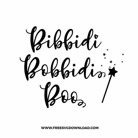 Esthetician Ideas, Boo Quote, Disney Svgs, Bippity Boppity Boo, Cricut Iron On Vinyl, Disney Decals, Bibbidi Bobbidi Boo, Disney Silhouette, Disney Halloween Shirts