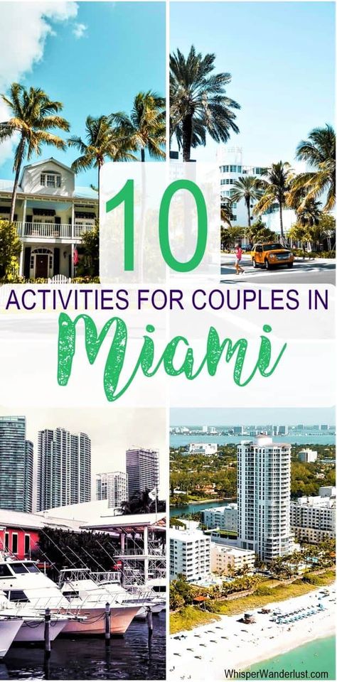 10 Romantic Things to Do in Miami | FUN things for couples to do in miami at night | romantic views in miami | honeymoon activities in miami | miami florida | unique things to do in miami #miami #visitmiami #miamiusa #thingstodoinmiami #miamitravelguide Miami Honeymoon, Miami Tourist Attractions, Romantic Views, Cool Activities, Honeymoon Activities, Romantic Activities, Activities For Couples, Couples Things To Do, Weekend In Miami