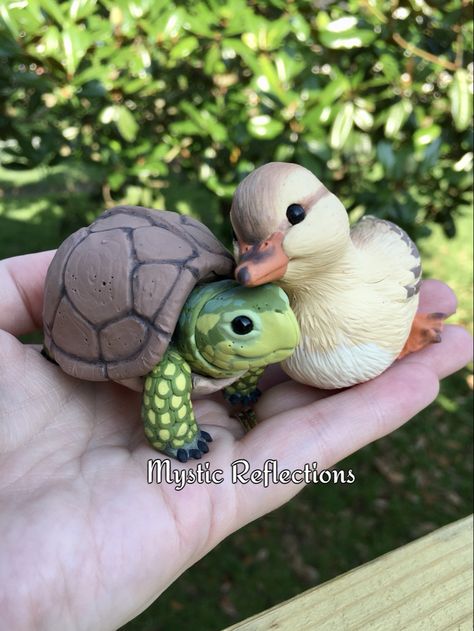 Clay Crafts Sculptures, East Clay Sculptures, Realistic Clay Animals, Clay Animals Cute, Animal Clay Sculpture, Clay Animals Sculpture, Cool Clay Sculptures, Turtle Clay Sculpture, Clay Turtle