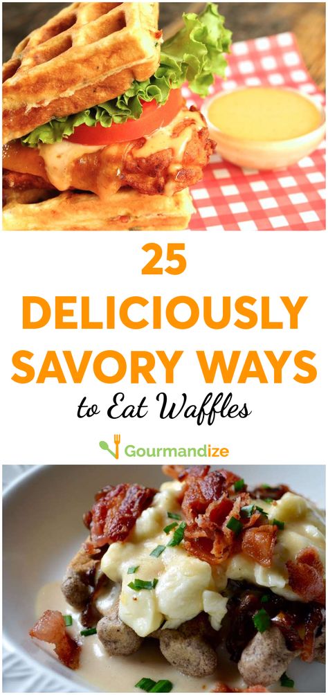 Waffle Burgers, Leftover Waffles Ideas, Savoury Waffle Toppings, Steak And Waffles, Belgian Waffle Topping Ideas, Belgian Waffle Ideas, Waffle Dinner, Waffle Variations, Waffle Dinner Ideas