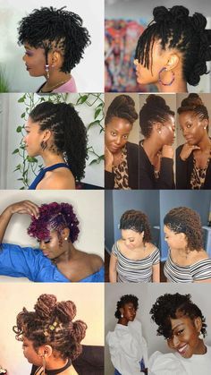 Microloc Extension Hairstyles, Microlocs Wedding Styles, Starter Loc Ideas, Braided Sisterlocks Styles, Sisterloc Updo Styles, Mirco Locs Hairstyles For Women, Elegant Microloc Styles, Sista Locks Styles, Microlocs Starter Short Styles