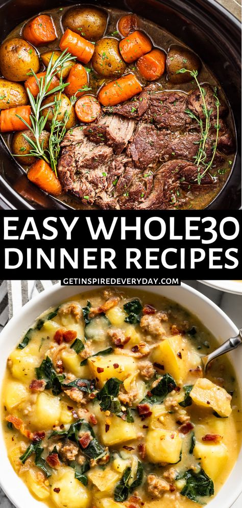 Essen, Whole 30 Meal Prep, Easy Whole 30, Whole 30 Dinner, Food Slow Cooker, Packable Lunches, Cozy Soups, Whole30 Lunch, Turmeric Chicken