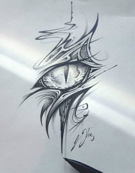 250+ Cool Tribal Tattoos Designs - Tribe Symbols With Meanings (2022) Eye Tattoo Ideas, Dragon Eye Drawing, Stammestattoo Designs, Dragon Tattoo Sketch, Tattoo Dragon, Dragon Sketch, Dragon Tattoo Designs, Celtic Tattoos, Dragon Eye