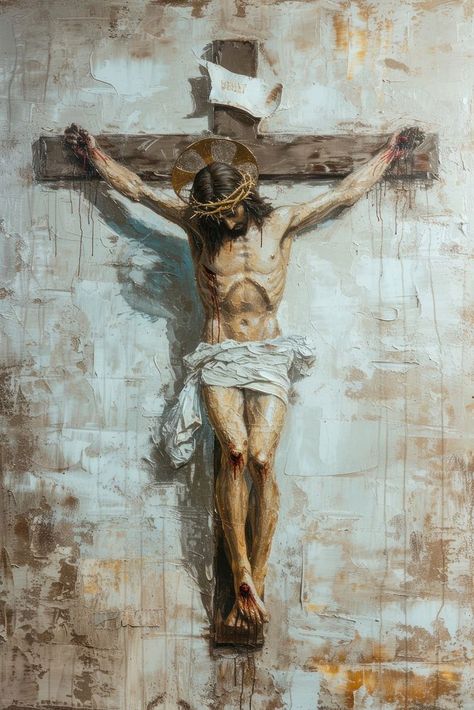 Jesus Crucified Pictures, Dark Graveyard, Jesus On The Cross Art, Christ Crucified Art, Crucifixion Of Jesus Art, Crucifix Painting, Cross Artwork, Cruciform Abstract Art, Crucifixion Painting