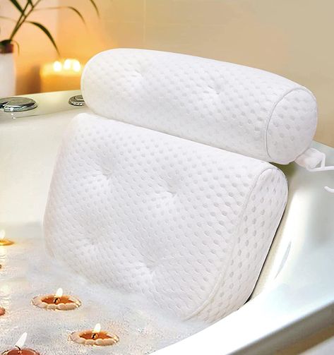 Spa Bath Tub, Tub Pillow, Bathtub Pillow, Bath Pillow, Spa Bathtub, Luxury Bathtub, Relaxing Bathroom, Spa Bath, Bath Pillows