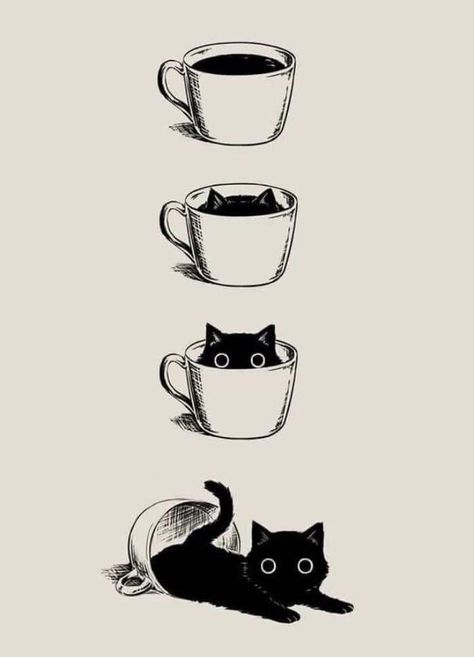 We Like Cats on Twitter: "Can we add cat art to this page? #cats #cutecats #bestmeow… " Crazy Cat Lady, Haiwan Peliharaan, Cat Coffee, Fantasy Illustration, Art Anime, Cat Illustration, Cat Drawing, 귀여운 동물, Cat Lady