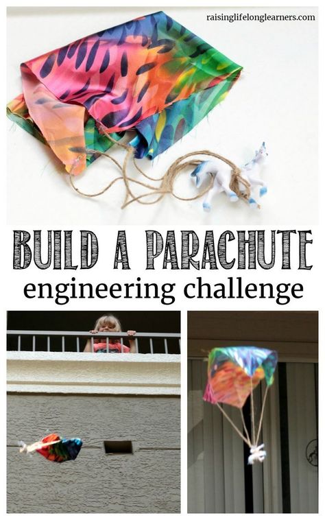 Stem Parachute Activity, Motion Activities, Summer Transition, Steam Kids, Science Study, Dt Projects, Engineering Activities, Engineering Challenge, Maker Space