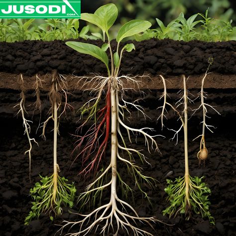 Understanding the difference between taproots and fibrous roots is key to comprehending how plants obtain nutrients, water, and support. In this post, we dive into the intricate world beneath the surface and uncover how plants adapt through their root systems.
#RootSystems #PlantRoots #GardeningTips #Botany #PlantScience #Jusodi #Taproots #FibrousRoots #PlantAdaptation #GreenLiving No Till Farming, Nutrient Cycle, Plant Adaptations, Gardening Zones, Farm Logo, Plant Science, Root System, Water Sources, Top Soil