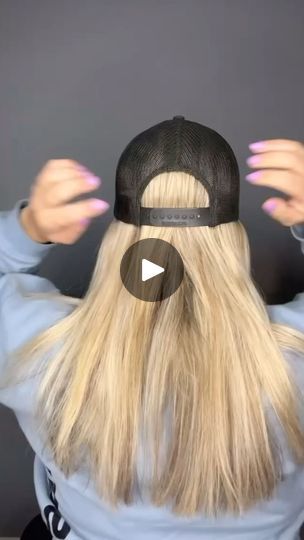 7.9K views · 612 reactions | I wear hats quite often in the summer and this is one of my fav ways to wear my hair with a hat. It’s quick, full, fun and off the neck 👌🏻. 
Are you a hat wearer? 
-
Follow along if you like easy hair tutorials for you and your daughters 👧🏼 (I also share easy make up tutorials). 

-
-
-
-
Hat hair | Hair Tutorials | Hair in your 30’s 
#hairstyles #funhair #hathairstyles #hathair #easyhairstyles #easyhairideas #hairtutorial #hairideas #hairvideos | Kim Vandermooren | Denis Podberezny · Great Opportunity Hairstyles With Brimmed Hats, Hair Ideas When Wearing A Hat, Hat Hair Dos, Ballcap Hairstyles Cute Long Hair, Hat And Hair Ideas, Hair For Baseball Caps, Hair With Ball Cap, Cute Hair With Beanie, Boat Hair Hairstyles With Hat