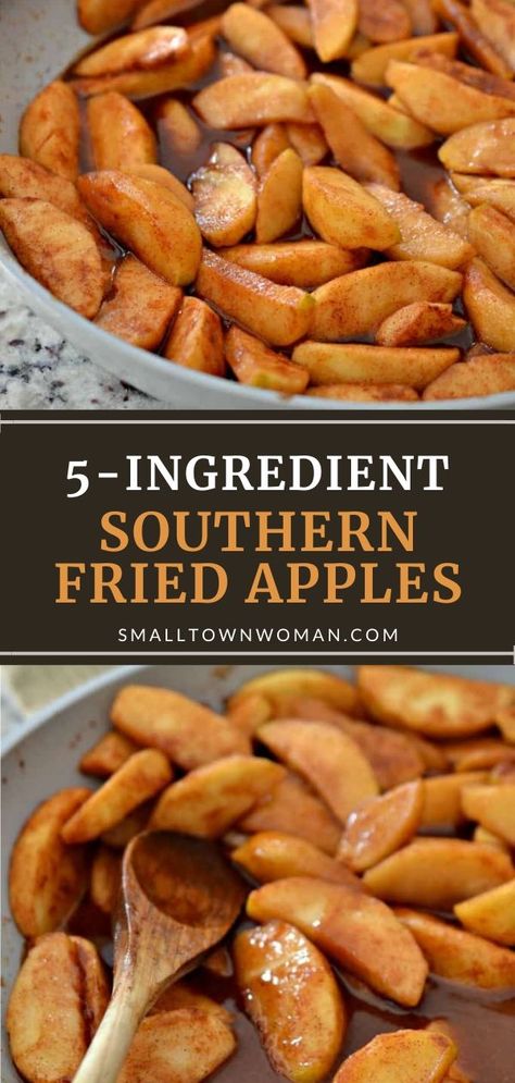 Thanksgiving Apple Side Dishes, Pan Fried Apples Easy, Apple Sides For Pork, Best Side Dishes For Pork Chops, Fried Pork Chop Meals Sides, Smoked Ham Sides, Smoked Thanksgiving Sides, Pork Side Dishes Ideas, Southern Home Cooking