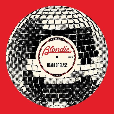 Shepard Fairey Art, Blondie Heart Of Glass, Blondie Poster, Disco Songs, Shepard Fairey, Mirror Ball, Street Artists, Disco Ball, Wall Collage