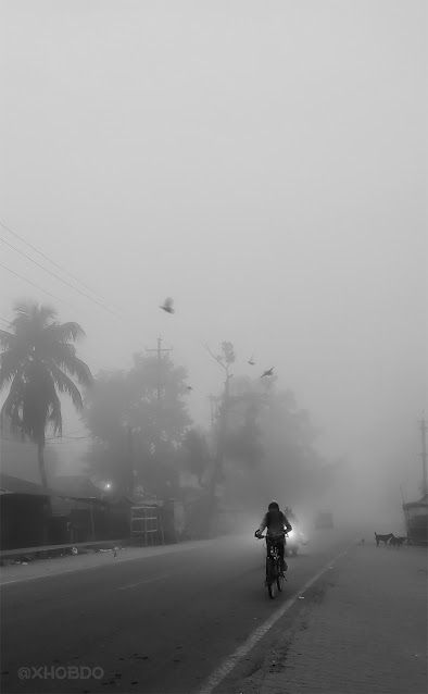 Winter foggy morning street of Abhayapuri Winter Foggy Morning, Morning Street, 7 August, 27 September, 16 October, 13 October, Misty Morning, 24 October, 12 October