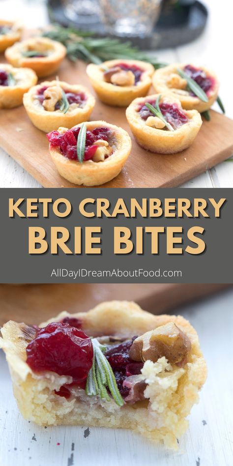 Gluten Free Cranberry Brie Bites, Thanksgiving Keto Appetizers, Keto Brie Appetizer, Keto Holiday Recipes Appetizers, Keto Christmas Dinner Recipes, Low Carb Fall Appetizers, Low Carb Holiday Appetizers, Christmas Keto Appetizers, Low Carb Brie Recipes