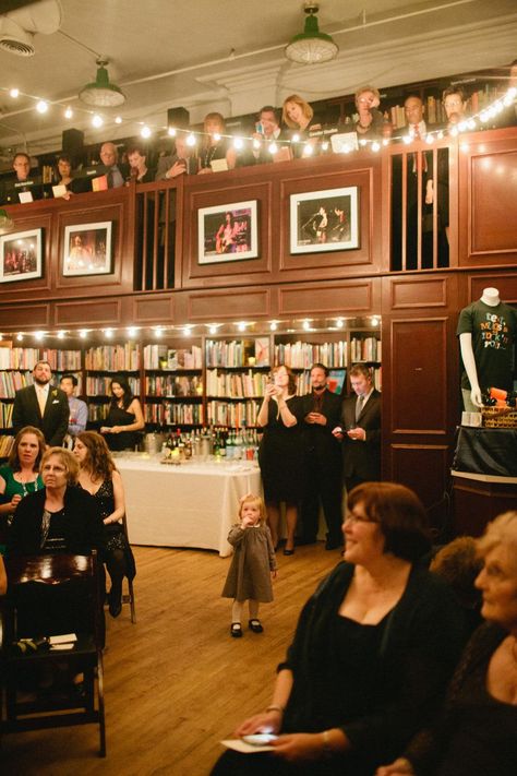 Fairytale Ending NYC Bookshop Wedding Bookshop Wedding, Bookstore Wedding, Wedding Mood, Book Store, Art References, Some Pictures, Style Me Pretty, Bookstore, Dinner Party