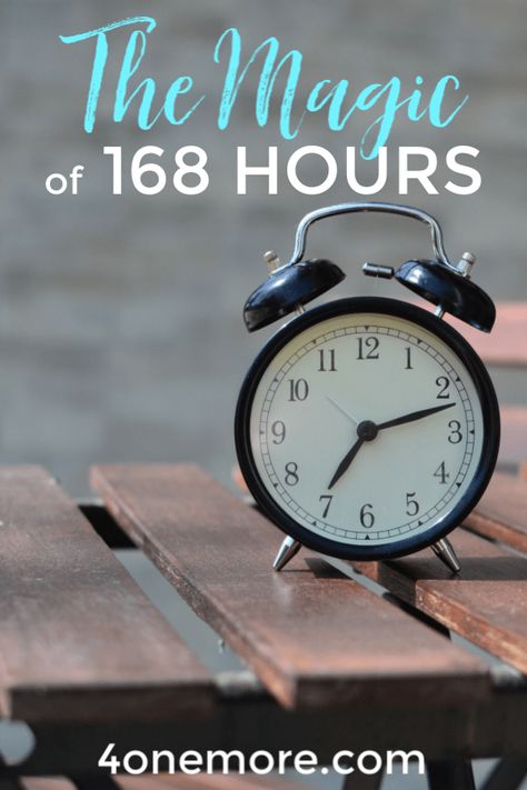 Did you know that you actually have more time than you think when you consider your time in weekly 168 hour chunks instead of small daily chunks? 168 Hours, Block Scheduling, Student Planner Printable, Business Printables, Home Management Binder, Homeschool Encouragement, Homeschool Schedule, Homeschool Printables, Homeschool Planning