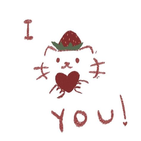 Cute Drawing For Him, Cute Doodle, Goofy Drawing, Cat Doodle, Doodles Drawings, I Love My Girlfriend, Cute Doodles Drawings, Cute Messages, Cute Notes