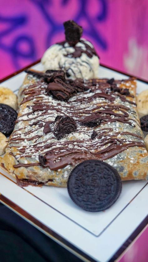 🚀🌎 𝓢𝓽𝓮𝓹𝓱 🇵🇷🇨🇴 | Food + Life’s Instagram profile post: “In the spirit of NATIONAL @OREO COOKIE DAY we’re highlighting our favorite @TheCreperieNYC crepe, the “Oreo Dream”. Can be made with Oreos…” Oreo Crepe, National Oreo Cookie Day, Crepes Nutella, Candy Drinks, Oreo Cookie, Oreo Cookies, Recipe Ideas, The Spirit, Nutella