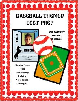 Baseball Testing Theme, Test Taking Strategies, Testing Strategies, State Testing, Baseball Trading Cards, Executive Functioning, My Class, Review Games, Test Taking