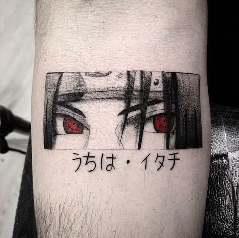 Tato Mata, Kakashi Tattoo, Tato Naruto, Hexagon Tattoo, Tato Dada, Tato Lengan, Manga Tattoo, Naruto Tattoo, Tasteful Tattoos