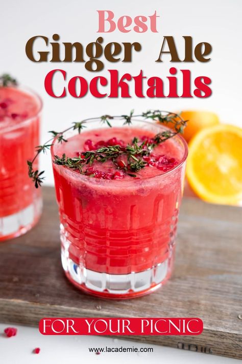 18 Best Ginger Ale Cocktails for a Spicy Kick Ginger Ale Alcohol Drinks, Ginger Ale Cocktail Recipes, Kegged Cocktails, Cocktails With Ginger Ale, Gingerale Cocktail, Alcoholic Drinks With Ginger Ale, Ginger Ale Drinks, Ginger Ale Cocktail, Low Calorie Alcoholic Drinks