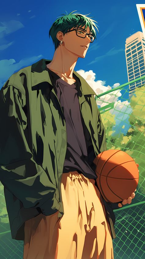 Kuroko's Basketball Wallpaper, Anime Suit, Kuroko No Basket Characters, Midorima Shintarou, Basketball Anime, Image Swag, Kuroko's Basketball, Anime Artwork Wallpaper, Kuroko No Basket