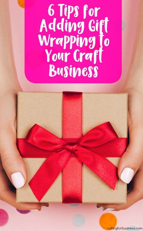 These tips by Christine are perfect to help you add a gift wrapping option to your business! Paper Writer, Gift Wrapping Techniques, Creative Gift Wrapping, Holiday Gift Wrap, Cameo Projects, Silhouette Cameo Projects, Gift Wrapping Services, Crafty Craft, Craft Sale