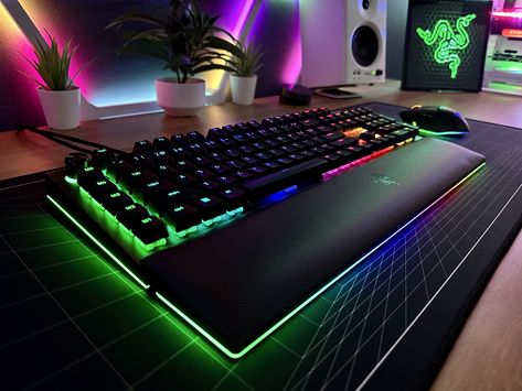 Razer BlackWidow V4 Pro Wired Mechanical Gaming Keyboard: Yellow Mechanical Switches - Linear & Silent - Doubleshot ABS Keycaps - Command Dial - Programmable Macros - Chroma RGB - Magnetic Wrist Rest #affiliate #razer #razerblackwidowv4pro #razergaming #gamingkeyboard #keyboard #wiredgamingkeyboard #gaming #gamer #ninja #pcgaming #pcgamer #tech #computer #computergaming #amazonaffiliate #amazon #pinterest Razer Gaming, Wrist Rest, Gaming Keyboard, Pc Gamer, Gaming Computer, Black Widow, Gaming Pc, Keyboard, Gaming